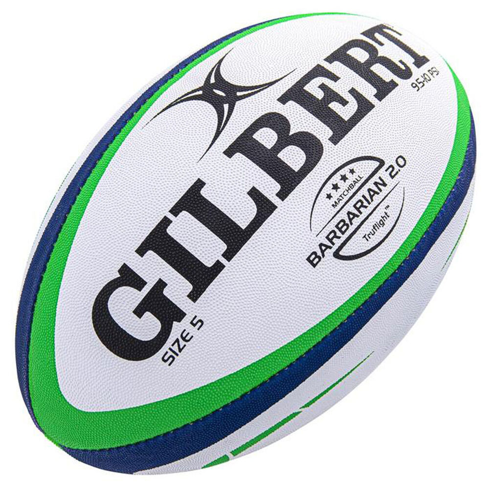 Gilbert Barbarian 2.0 size 5 rugby union match ball, the second prize